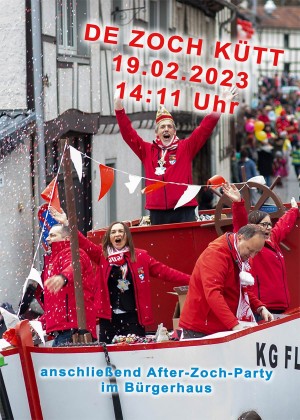 De Zoch kütt am 19.2.2023